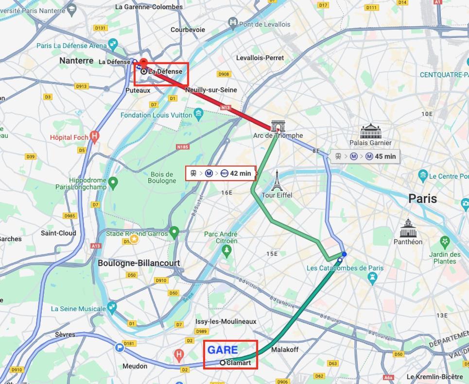 קלמאר 2 Pieces Lumineux Aux Portes De Paris מראה חיצוני תמונה